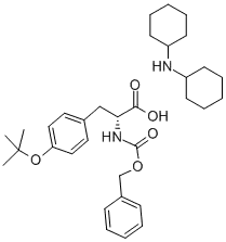 Molecular Structure of 198828-72-7 (Z-D-TYR(TBU)-OH DCHA)